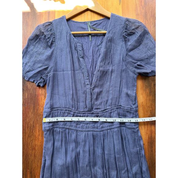 Anthropologie The Somerset Maxi Dress Lurex Edition - Small - Picture 6 of 6